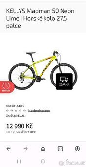 Nove kolo 27,5 Kellys Madman 50