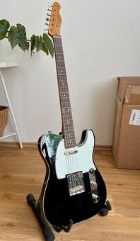 Kytara Squier Tele Custom Baritone BK - 1