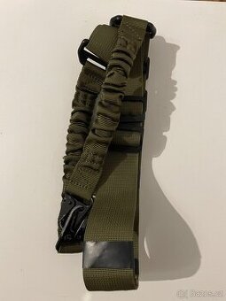 Dvoubodový popruh na airsoftové zbraně, zelený