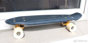 Skateboard klasický - Pennyboard Oxelo, Yamba Petrol white,