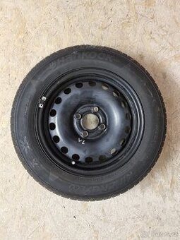 2ks VW originální plechové disky vč. pneu Hankook 165/70 R14