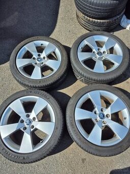 Sada elektrony R17 Octavia III a letní pneu Michelin 225/45