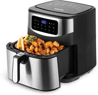Swiss Pro+ Horkovzdušná Digitální fritéza 10L, 200C, 1800W