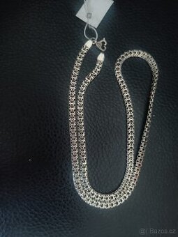 Masivní stříbrný Ag925 řetěz