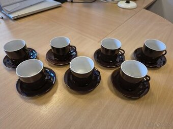 Kávové šálky hrníčky s podšálkem z dob komunismu