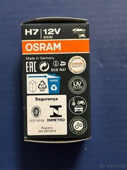 Autožárovky H7 OSRAM Ultra Life Škoda VW Audi BMW, Halogen ✅