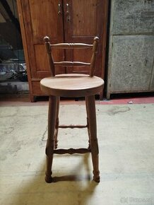 Barová židle masív - dub