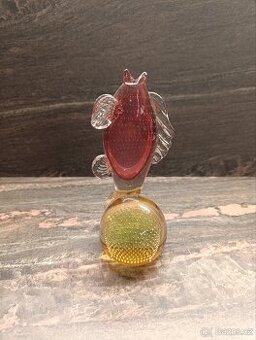 Váza hutní sklo ÚUŘ Praha sklárna Škrdlovice