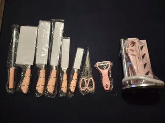 Kuchyňský set nožů s nůžkami