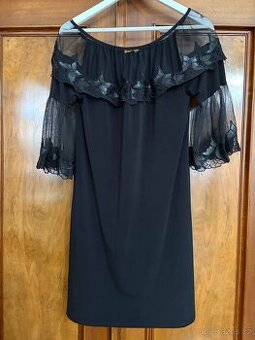 Prodám černé slavnostní šaty s krajkou