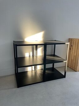 IKEA ENHET skříňky s policemi, antracit