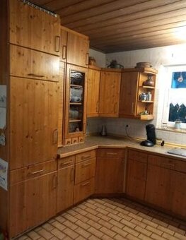 Venkovská kuchyně z masivu se spotřebiči,5918