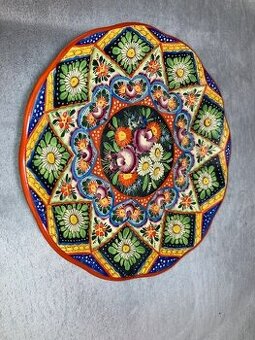 Talíř , česká lidová keramika