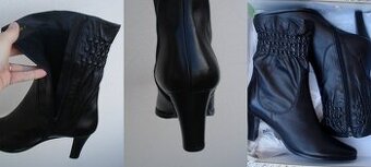 dámské kotníkové kožené boty v.41 nenošené