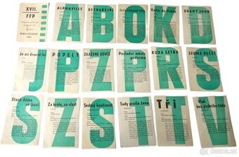 FFP - 1966 - letáčky - 17 kusů