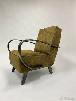 Křeslo Halabala s taburetem - kompletní renovace