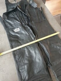 Kožené motorkářské kalhoty - 1