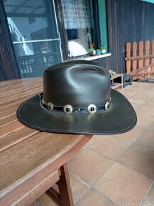 prodám westernový kožený klobouk - 1