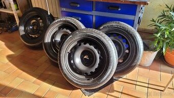 Letní pneu TOMKET + plecháče 205/55 R16 – TOP stav