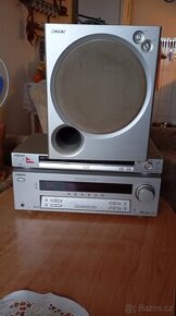 Prodám starší receiver, DVD/MP3 přehrávač a subwoofer vše fu