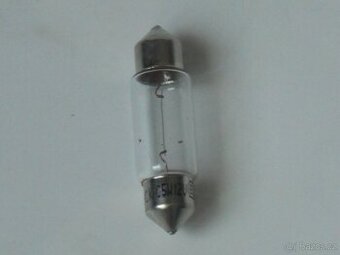AUTO žárovky: 12V, 5W, průhledné. Nové.