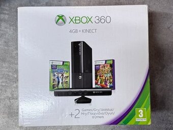 - Xbox360 E konzole 4GB s Kinectem -