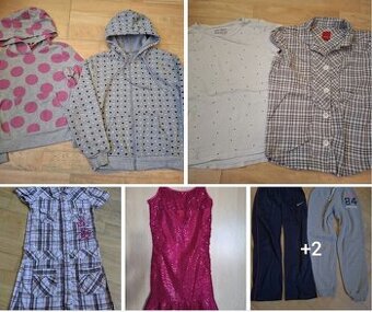 set dívčí oblečení vel 140