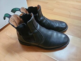 Solovair Black Greasy Dealer boty