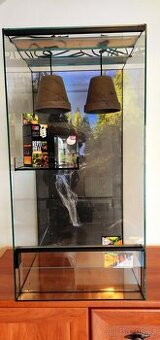 Terárium pro chameleona s odpočivadlem, terárium  nové 40x40