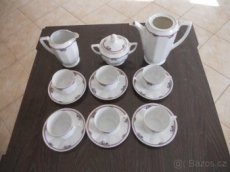 porcelánový servis československo MCP