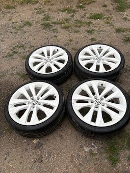 Alu kola 5x100 originál Škoda r 17