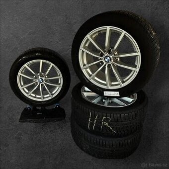 Originální alu kola BMW 5x112 + zimní 225/50r17