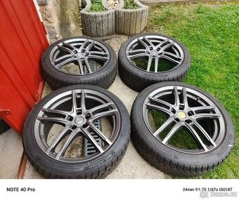 Alu kola Dezert 19 5x112 s pneu Lassa 225/45/19 zimní