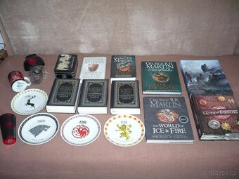 Kolekce ilustrovanych knih Hry o Truny Game of Throne v ang