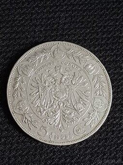 5 koruna 1909 Marschall FJI RU