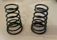Forge pružina modrá a zelená pro regulaci turba (actuator)