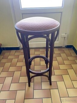 2x barová retro stolička