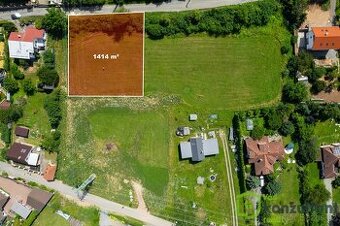 Prodej pozemky pro bydlení, 1 414 m² - Hradčany, ev.č. 00691