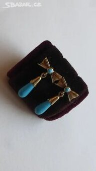 ZLATE NAUSNICE S TYRKYSEM