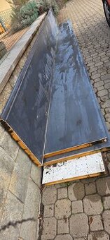 Vratové PUR panely 570cm 4ks / šedé - bílé