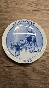 Vánoční dekorační talíř zn. Rosenthal r. 1925