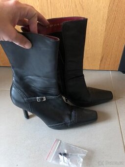 Celokozene polokozacky na jehlach náhradní podpatky