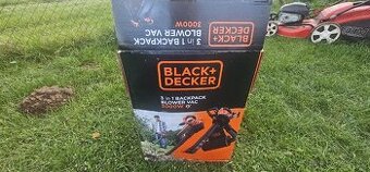 Prodám foukač á zároveň vysavač na listí black+decker 3v1