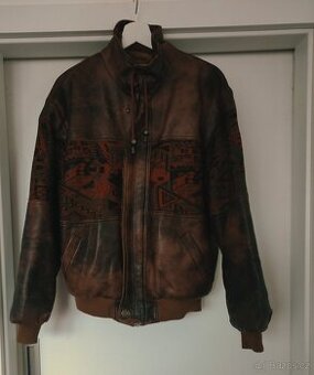 Pánská, kožená bunda- vel L