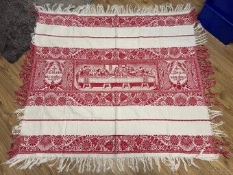 STARÝ UBRUS NA STŮL nebo NA STĚNU - VEČEŘE PÁNĚ