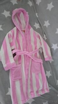 Proužkovaný župan