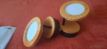 Led osvětlení dřevo 2 ks nové