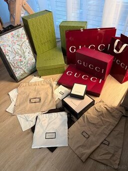 Gucci krabice, tašky a dustbagy