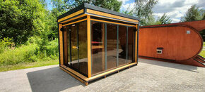 Sauna Kostka M4 s odpočívárnou