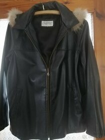 Dámská kožená bunda Calypso, vel. 50, PRSA 60 CM, BOKY 60 CM